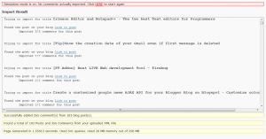 id import xml simulation mode result