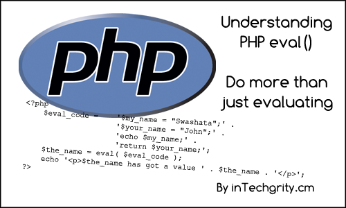 using php eval