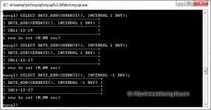 DATE_ADD vs DATE_SUB in MySQL