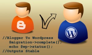 blogger to WordPress