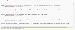 id plugin import result