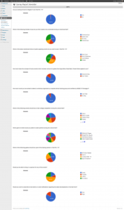 Admin - Survey Reports - Generates reports on the basis of all database entries (using ajax loader)