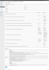 Admin - View a single feedback