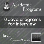10 java programs for technical interview